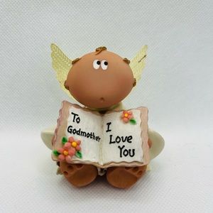 Angel Cheeks Russ Berrie Kirk Kritters To Godmother I Love You